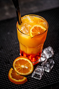 芒果,利口酒,橙汁
