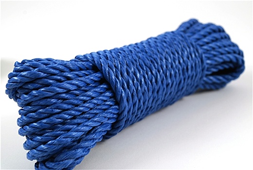 蓝色,绳索