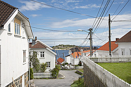 小,乡村,挪威