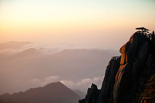 黄山日出