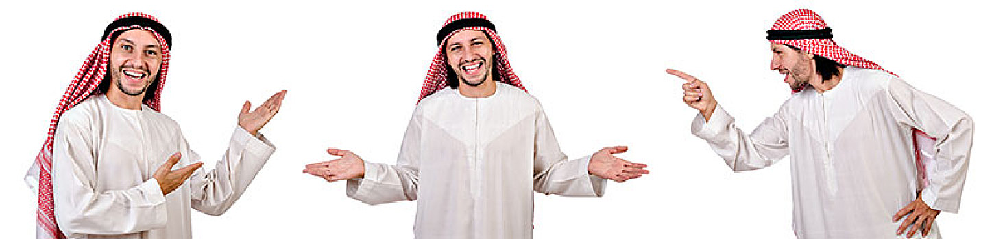 阿拉伯人,隔绝,白色背景,背景