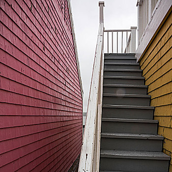 楼梯,大三角帆,降落,爱德华王子岛,加拿大