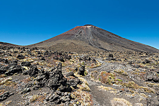 活火山,火山地貌,汤加里罗,高山,东加里罗国家公园,北岛,新西兰,大洋洲