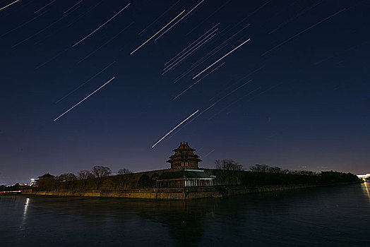 故宫角楼星轨