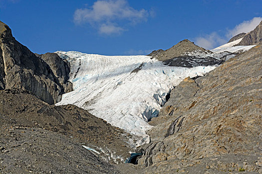 冰河,室外,山