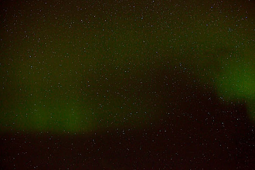 北极光,鲜明,星,冰岛