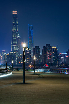 上海黄埔滨江夜景