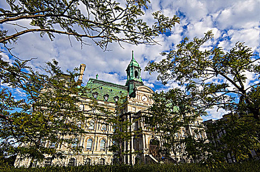 蒙特利尔,市政厅,魁北克,加拿大