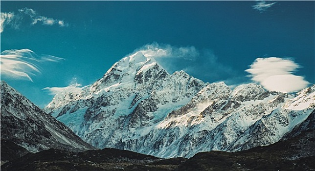 奥拉基,库克山,国家公园,坎特伯雷