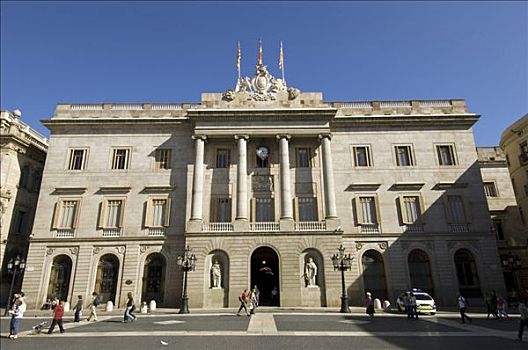 市政厅,巴塞罗那,加泰罗尼亚,西班牙
