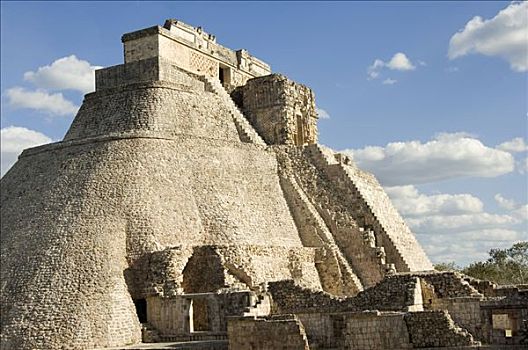 乌斯马尔,世界遗产,金字塔,巫师金字塔,尤卡坦半岛,墨西哥