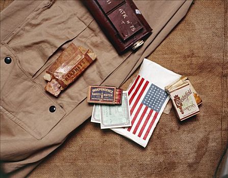 第二次世界大战,物体,外套,卡,香烟