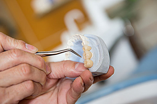 牙医,展示,牙齿,诊所