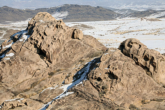 新疆哈密沁城花岗岩风化地貌