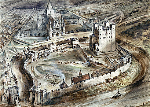 罗彻斯特,城堡,15世纪,艺术家