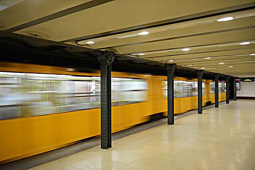 地铁,动态,布达佩斯
