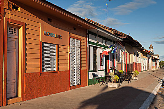 殖民地,建筑,格拉纳达,尼加拉瓜,中美洲
