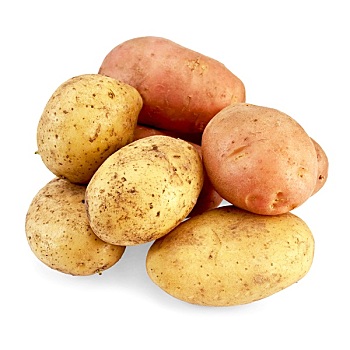 土豆,粉色,黄色