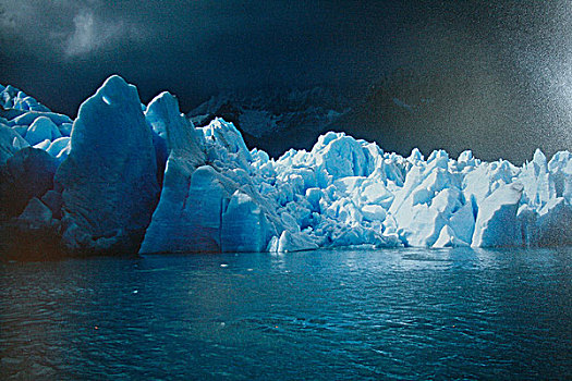 冰河,脸,阿根廷