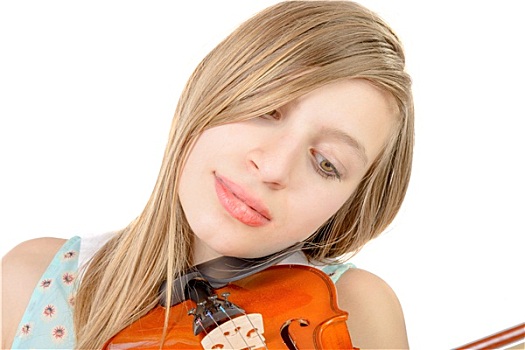 少女,长发,小提琴
