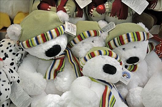泰迪熊,戴着,冬季服装,出售,航站楼,迪拜,国际机场,阿联酋,亚洲