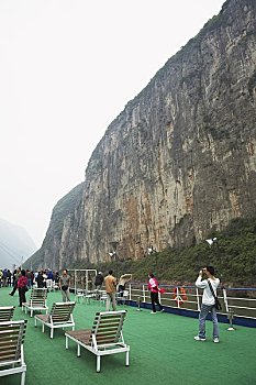游船,长江,中国