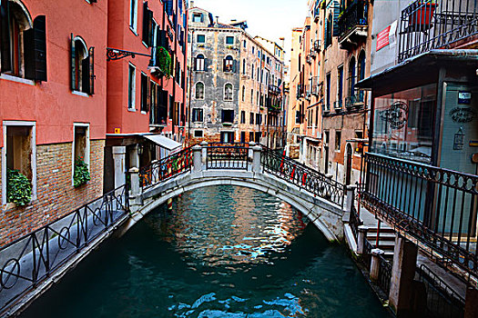 意大利,威尼斯,背影,运河,活力,建筑