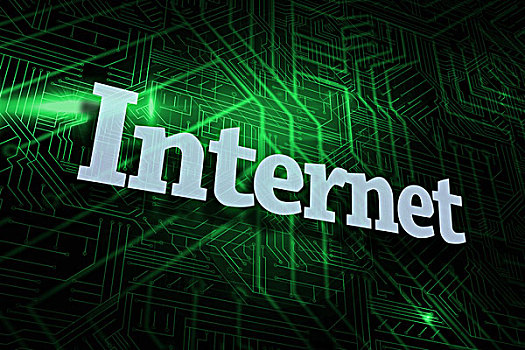互联网,绿色,黑色,电路板