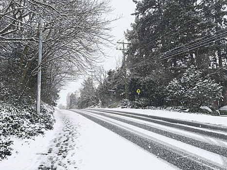 雪中小路