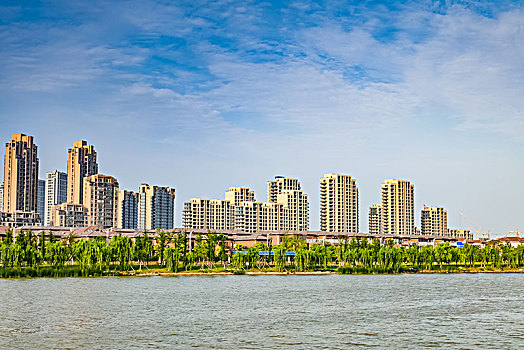 江苏省宜兴市西氿湖外滩建筑景观