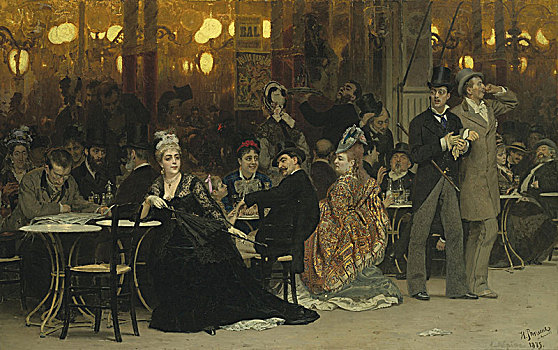 巴黎,1875年,艺术家