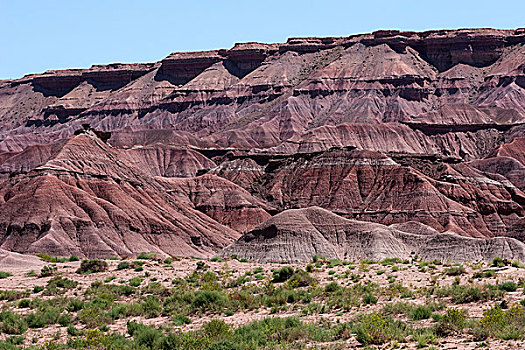 红岩,岩石构造,腐蚀,美国,公路,亚利桑那,北美