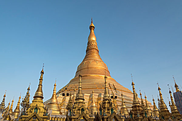 大金塔,仰光,缅甸,亚洲