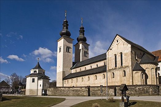 大教堂,卡林西亚,奥地利,欧洲