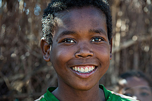 头像,男孩,10岁,老,马达加斯加,非洲