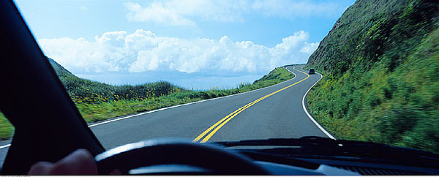 太平洋海岸公路,风景,汽车,大,加利福尼亚,美国