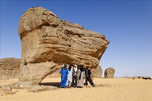 柏柏尔人,男人,阿尔及利亚,撒哈拉沙漠,北非