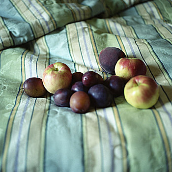水果,床
