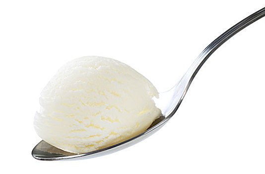 白色,冰淇淋