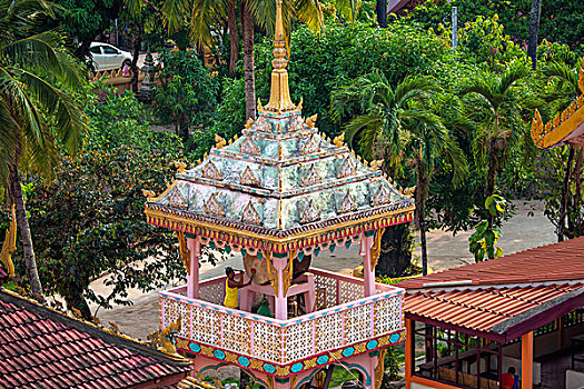 老挝万象寺庙