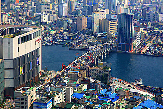 韩国,釜山,开合桥