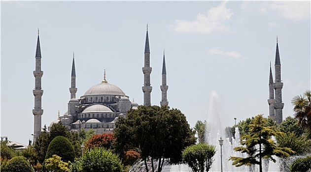 蓝色,伊斯坦布尔,土耳其