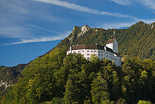 城堡,齐姆高,上巴伐利亚,德国,欧洲