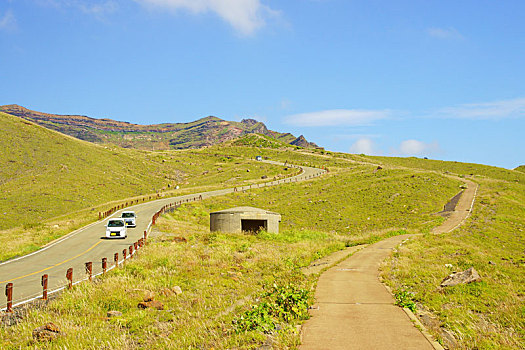 全景,线条,熊本,日本