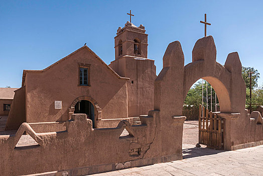 教堂,佩特罗,阿塔卡马沙漠,区域,安托法加斯塔,智利,南美