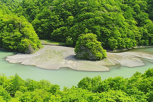 山谷,奇怪,石头