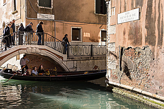 威尼斯,走,旅游,小船