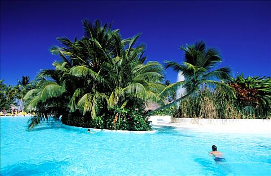 多米尼加共和国,加泰罗尼亚,游泳池,豪华酒店,蓬塔卡纳