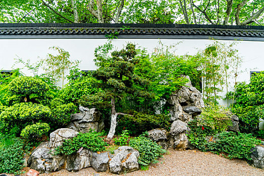 中式古典园林围墙