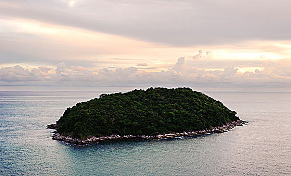 岛屿,晨光,普吉岛,视点,泰国